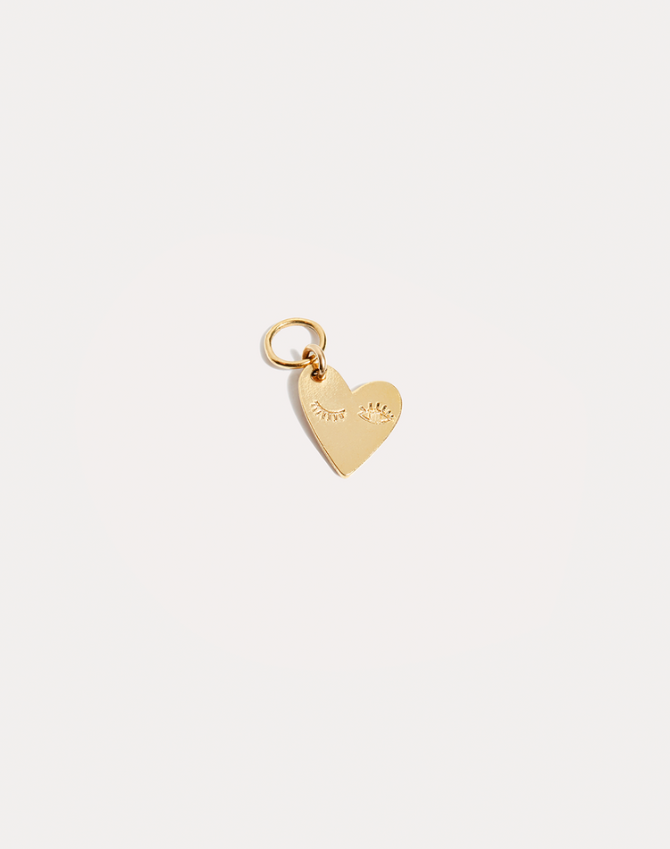 Winky Earring Charm Gold